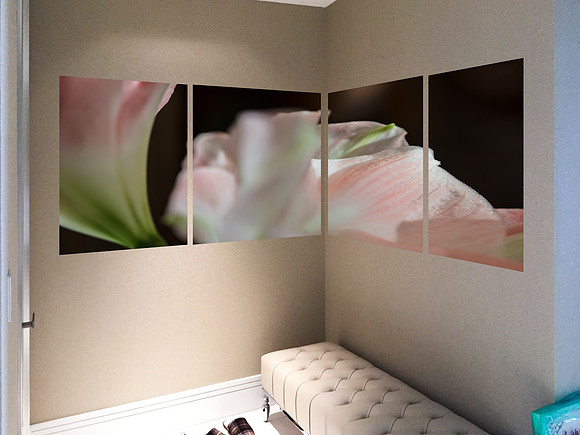 Alex Corner Wall flower 5-4