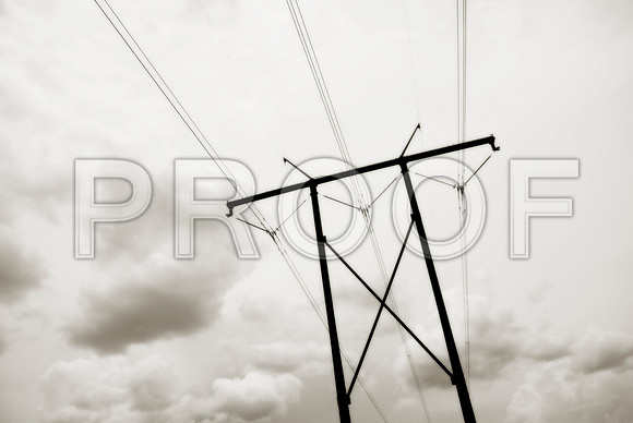 Sepia Powerlines